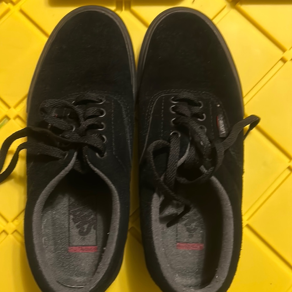 VANS Era Pro Suede in all black. Little wear.